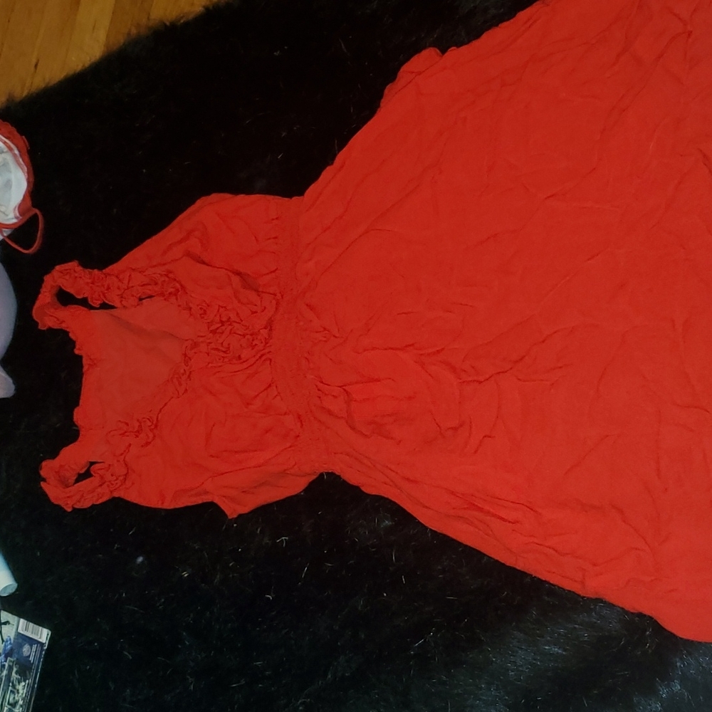 Red dress